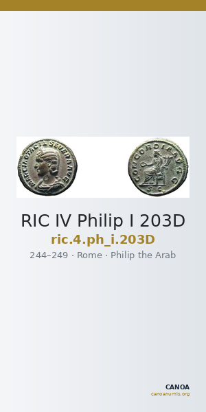 RIC IV Philip I 203D — CANOA