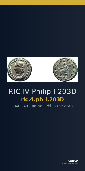 RIC IV Philip I 203D — CANOA