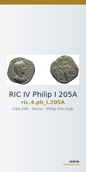 RIC IV Philip I 205A — CANOA