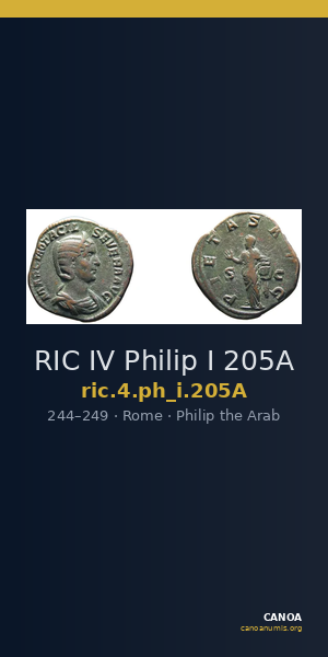 RIC IV Philip I 205A — CANOA