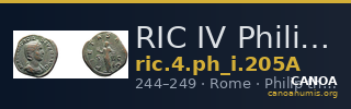 RIC IV Philip I 205A — CANOA