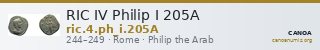 RIC IV Philip I 205A — CANOA