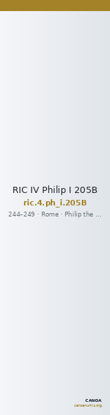 RIC IV Philip I 205B — CANOA