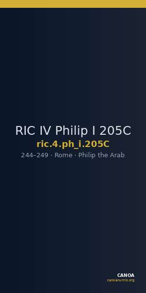 RIC IV Philip I 205C — CANOA