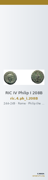 RIC IV Philip I 208B — CANOA