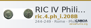 RIC IV Philip I 208B — CANOA