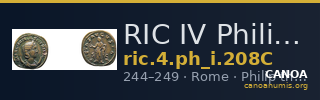 RIC IV Philip I 208C — CANOA