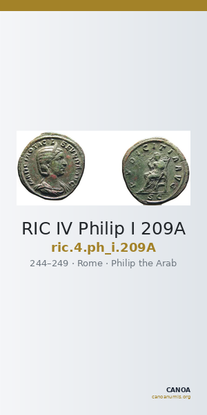 RIC IV Philip I 209A — CANOA