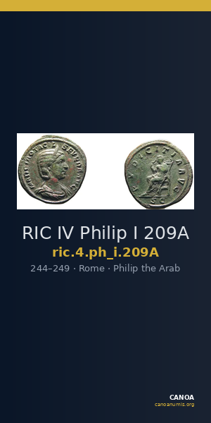 RIC IV Philip I 209A — CANOA