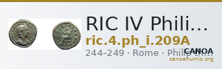 RIC IV Philip I 209A — CANOA