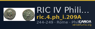RIC IV Philip I 209A — CANOA