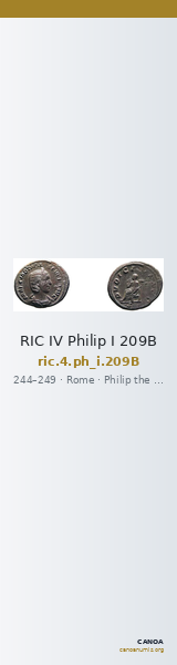 RIC IV Philip I 209B — CANOA
