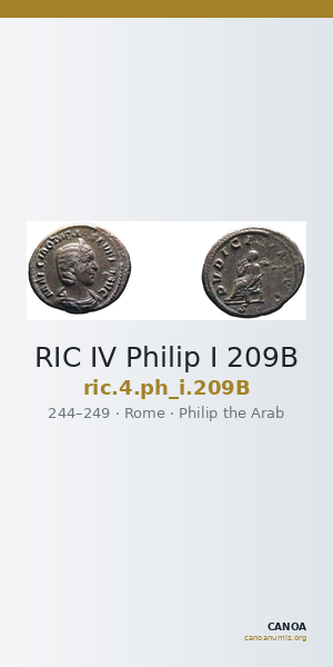 RIC IV Philip I 209B — CANOA
