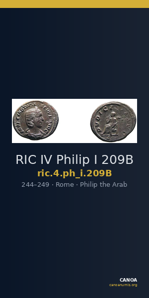 RIC IV Philip I 209B — CANOA