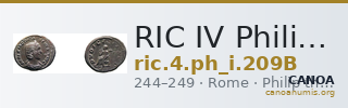 RIC IV Philip I 209B — CANOA