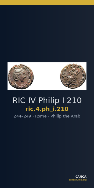 RIC IV Philip I 210 — CANOA