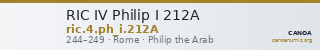 RIC IV Philip I 212A — CANOA