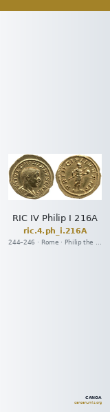 RIC IV Philip I 216A — CANOA