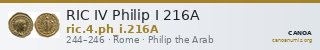 RIC IV Philip I 216A — CANOA