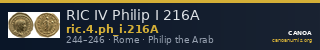 RIC IV Philip I 216A — CANOA