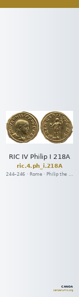 RIC IV Philip I 218A — CANOA