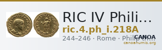 RIC IV Philip I 218A — CANOA