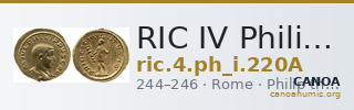 RIC IV Philip I 220A — CANOA