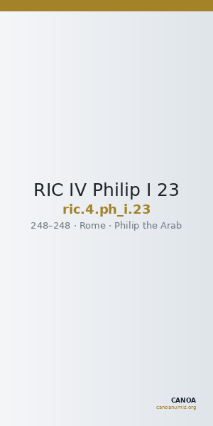 RIC IV Philip I 23 — CANOA