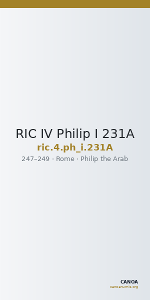 RIC IV Philip I 231A — CANOA