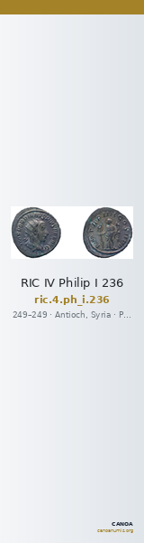 RIC IV Philip I 236 — CANOA