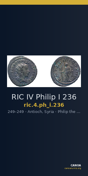 RIC IV Philip I 236 — CANOA
