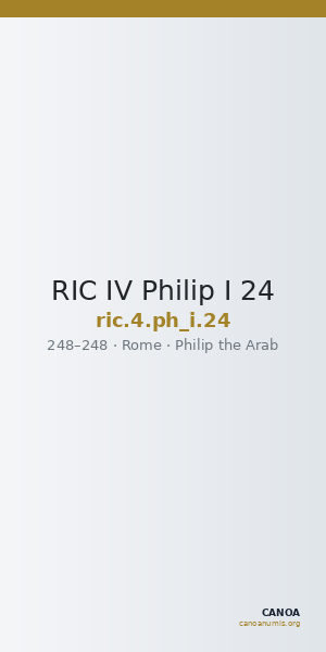 RIC IV Philip I 24 — CANOA