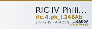 RIC IV Philip I 246Ab — CANOA