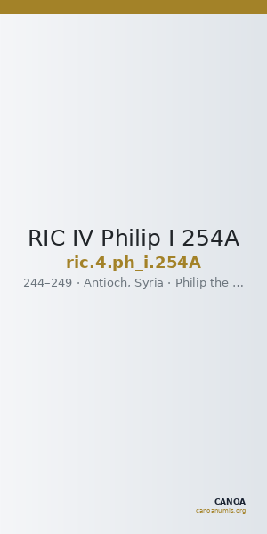 RIC IV Philip I 254A — CANOA