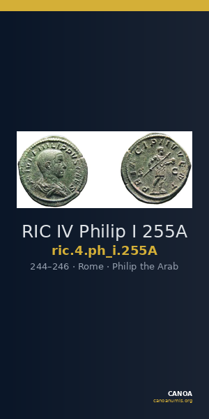 RIC IV Philip I 255A — CANOA