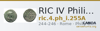 RIC IV Philip I 255A — CANOA