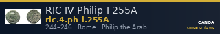 RIC IV Philip I 255A — CANOA