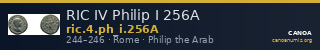 RIC IV Philip I 256A — CANOA