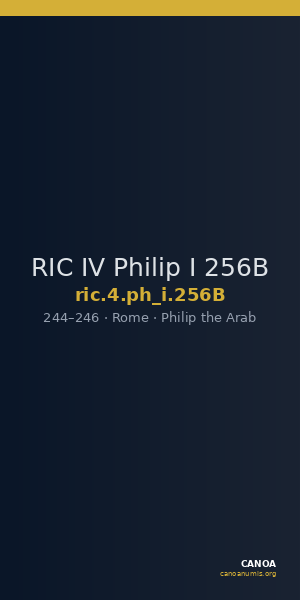 RIC IV Philip I 256B — CANOA