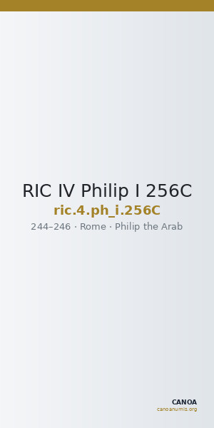 RIC IV Philip I 256C — CANOA