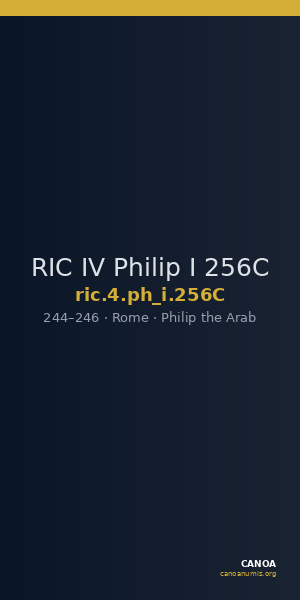 RIC IV Philip I 256C — CANOA