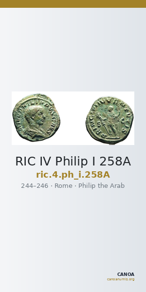 RIC IV Philip I 258A — CANOA