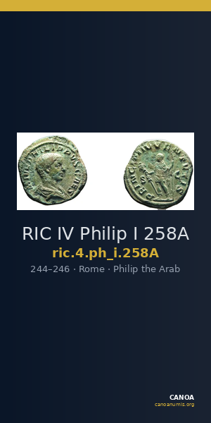 RIC IV Philip I 258A — CANOA