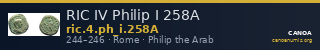 RIC IV Philip I 258A — CANOA