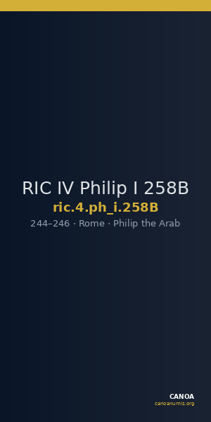 RIC IV Philip I 258B — CANOA