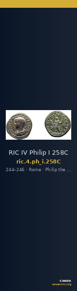 RIC IV Philip I 258C — CANOA