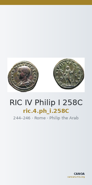 RIC IV Philip I 258C — CANOA