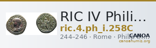 RIC IV Philip I 258C — CANOA