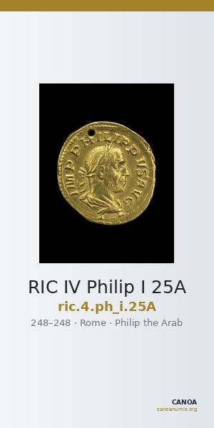RIC IV Philip I 25A — CANOA
