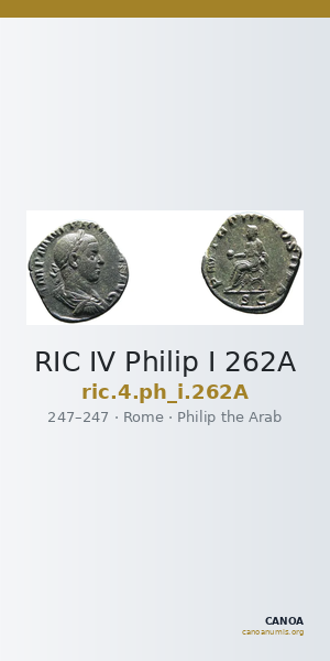 RIC IV Philip I 262A — CANOA